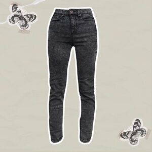 Women’s No Boundaries Black Acid Washed Skinny Jeans